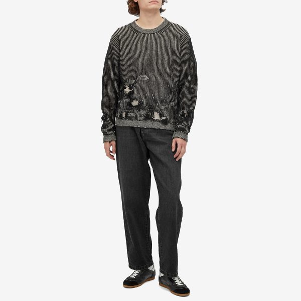 MM6 Maison Margiela Distressed Rib Jumper