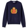 Sporty & Rich NY Crest Knitted Crewneck