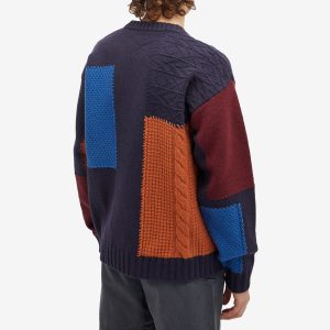 Napapijri Archive Patchwork Knit Sweatshirt