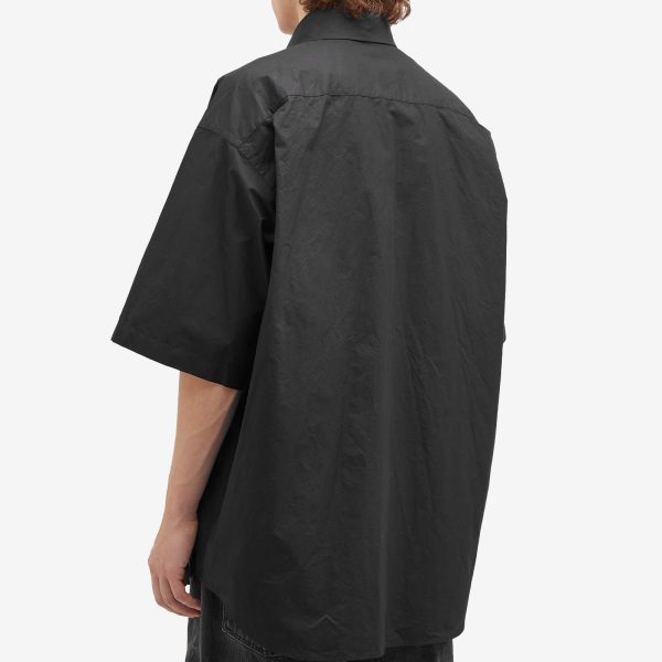 Balenciaga Cotton Poplin Short Sleeve Shirt