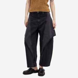 JW Anderson Cropped Sculptural Jeans