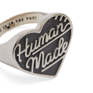 Human Made Heart Silver Ring