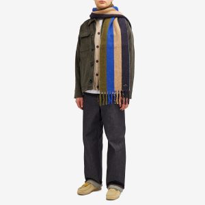 Paul Smith Stripe Fuzzy Scarf