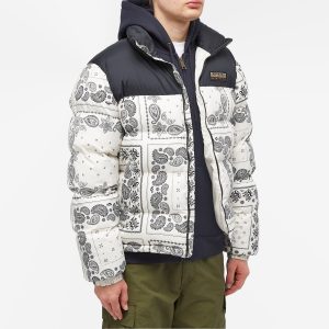 Napapijri Holiday Paisley Print Puffer Jacket