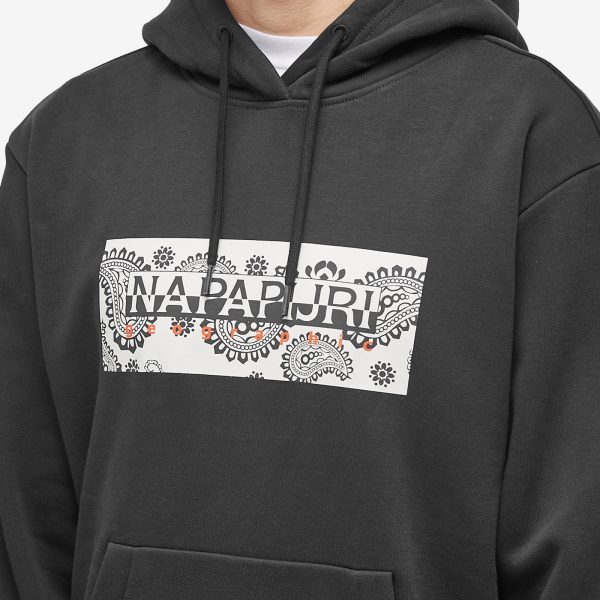 Napapijri Andesite Paisley Logo Hoodie