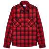 Off-White Logo Check Flannel Shirt