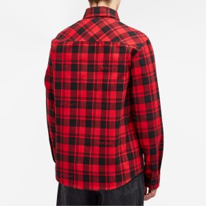 Off-White Logo Check Flannel Shirt