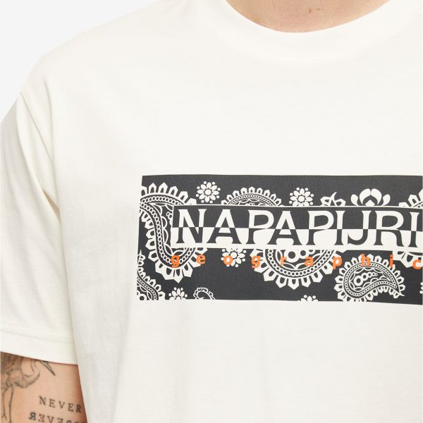 Napapijri Andesite Paisley Logo T-Shirt