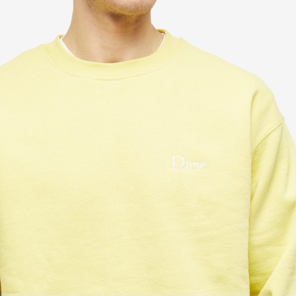 Dime Classic Small Logo Crew Sweat