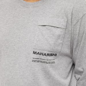 Maharishi MILTYPE Embroidery Long Sleeve Pocket T-Shirt