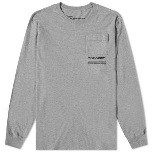 Maharishi MILTYPE Embroidery Long Sleeve Pocket T-Shirt