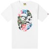 A Bathing Ape Abc Camo Crazy Big Ape Head T-Shirt