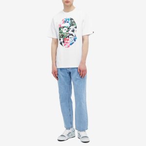 A Bathing Ape Abc Camo Crazy Big Ape Head T-Shirt