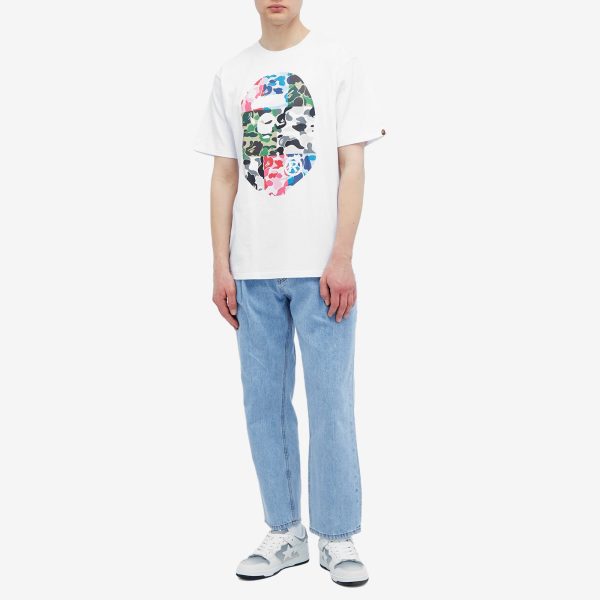 A Bathing Ape Abc Camo Crazy Big Ape Head T-Shirt