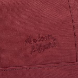 Maison Kitsune Fox Head Large Tote Bag