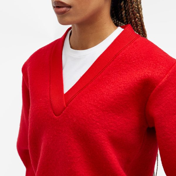 kassl V -Sweater Boiled Wool Jumper