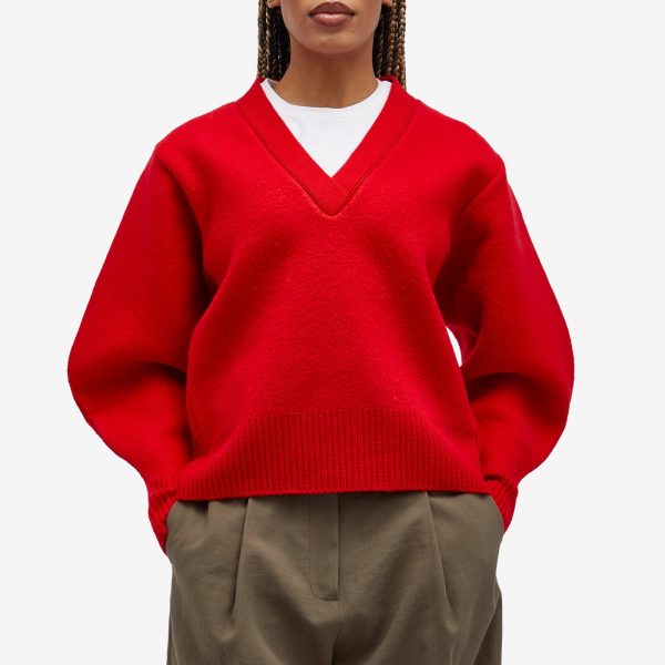 kassl V -Sweater Boiled Wool Jumper