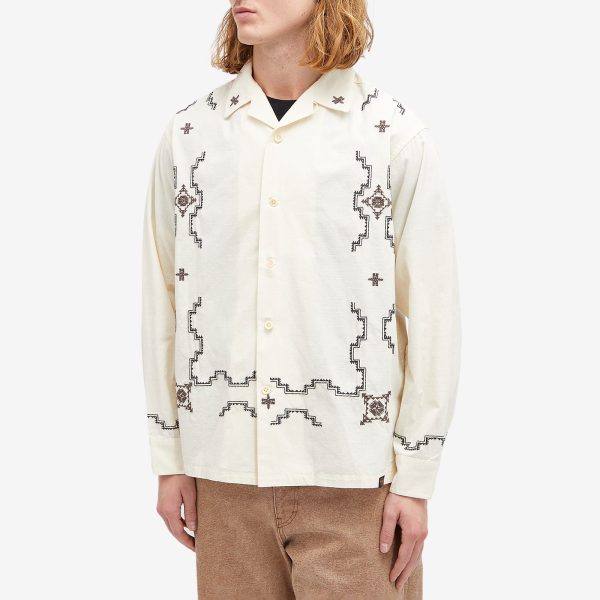 Pendleton Embroidered Open Collar Shirt