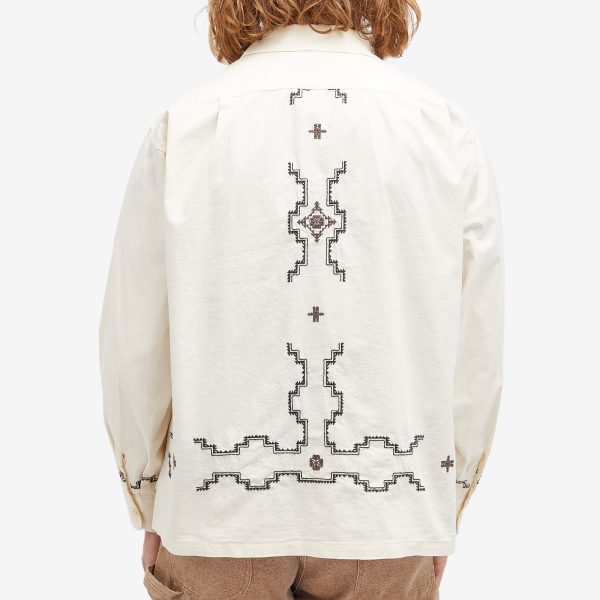 Pendleton Embroidered Open Collar Shirt