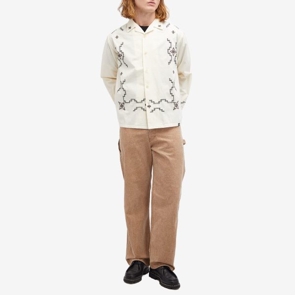 Pendleton Embroidered Open Collar Shirt