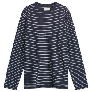 Folk Long Sleeve Textured Stripe T-Shirt