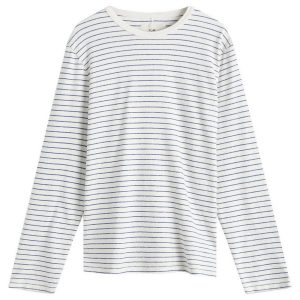 Folk Long Sleeve Textured Stripe T-Shirt