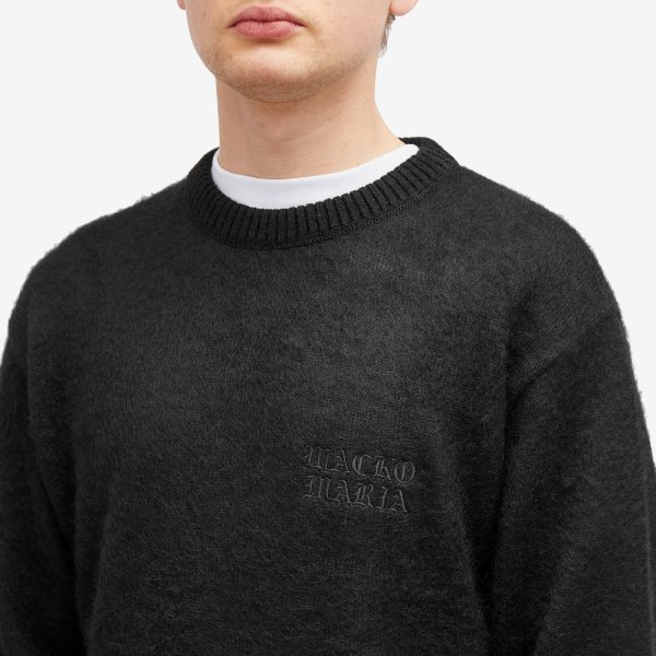 Wacko Maria Logo Mohair Sweater