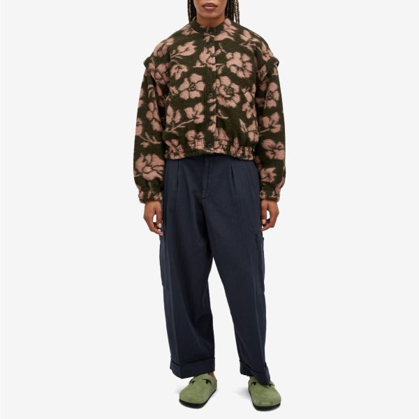 YMC Jordan Floral Fleece Jacket