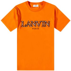 Lanvin Curb Embroidered Tee