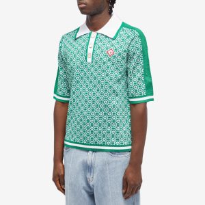 Casablanca Lurex Jacquard Polo