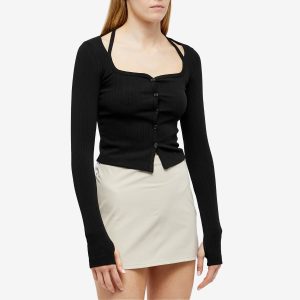 Helmut Lang Square Neck Cardigan