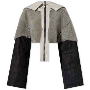 Rick Owens Cropped windreaker parka