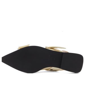 GANNI Feminine Buckle Ballerina