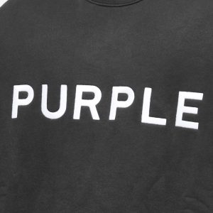 Purple Brand Fleece Crew Sweat