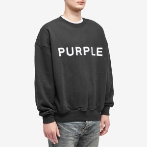 Purple Brand Fleece Crew Sweat