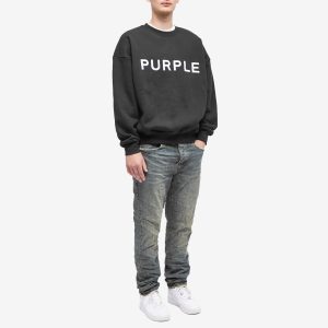 Purple Brand Fleece Crew Sweat