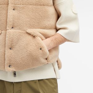 Moncler Colbricon Teddy Fleece Vest