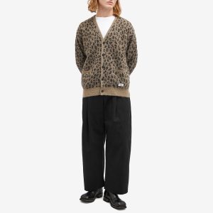 Wacko Maria Leopard Mohair Cardigan