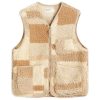 Universal Works Patchwork Fleece Zip Gilet