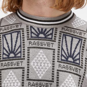 RASSVET Pattern Logo Jacquard Knit