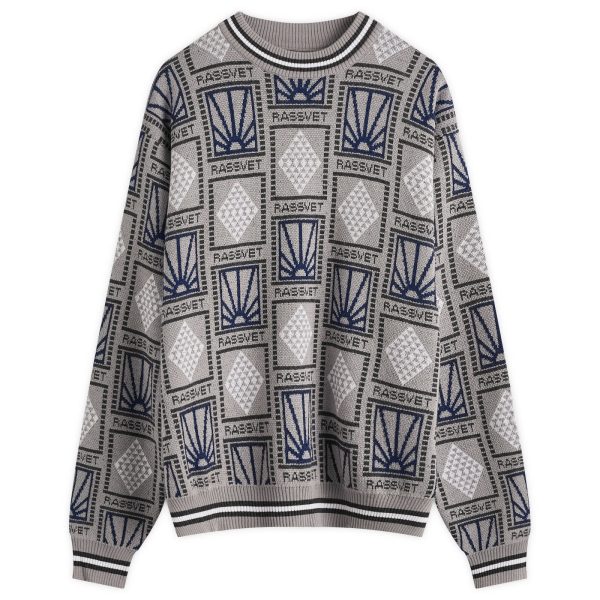 RASSVET Pattern Logo Jacquard Knit