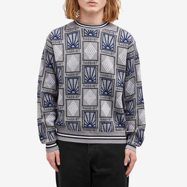 RASSVET Pattern Logo Jacquard Knit