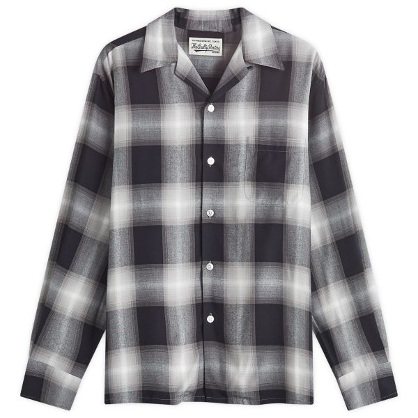 Wacko Maria Type-1 Ombre Check Open Collar Shirt