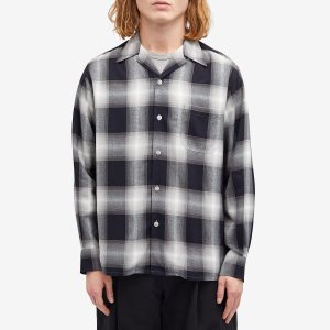 Wacko Maria Type-1 Ombre Check Open Collar Shirt