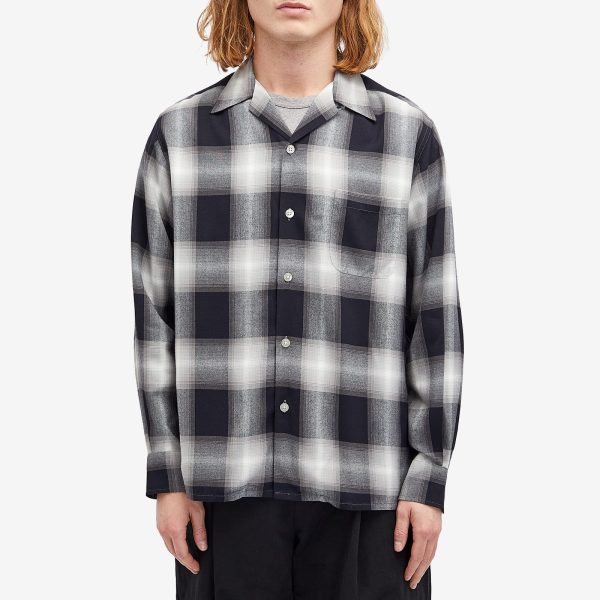 Wacko Maria Type-1 Ombre Check Open Collar Shirt