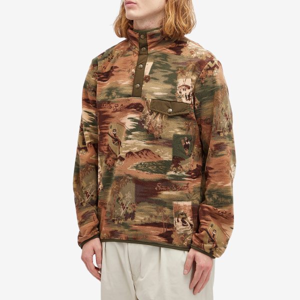 Polo Ralph Lauren Ski Camo Fleece Pullover Jacket