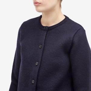 kassl Slim Cardigan Boiled Wool Cardigan