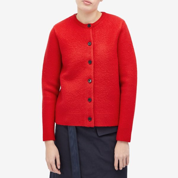 kassl Slim Cardigan Boiled Wool Cardigan