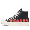 Comme des Garçons Play x Converse Multi Heart High Sneaker