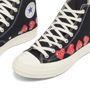 Comme des Garçons Play x Converse Multi Heart High Sneaker